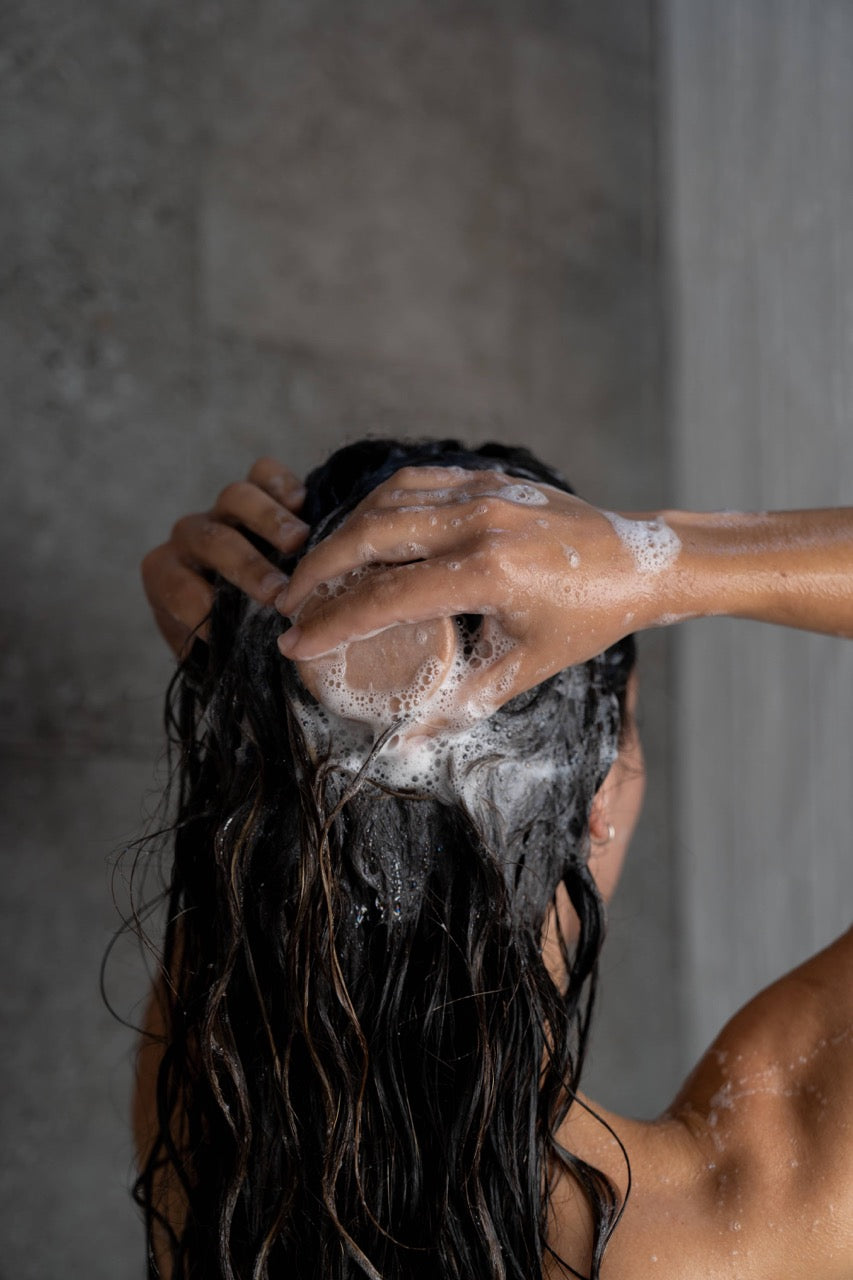 Organic-hydrating-solid-shampoo-bar-in-Australia